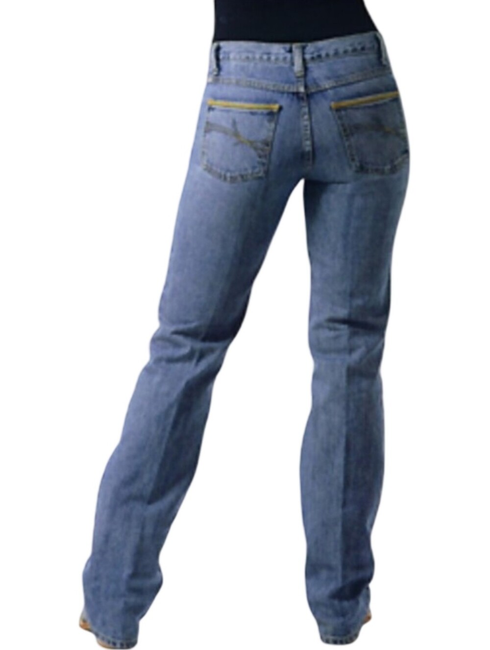 CRUEL GIRL Dakota Slim Bootcut Riding Jeans 7 Long Medium Wash Cowgirl Western